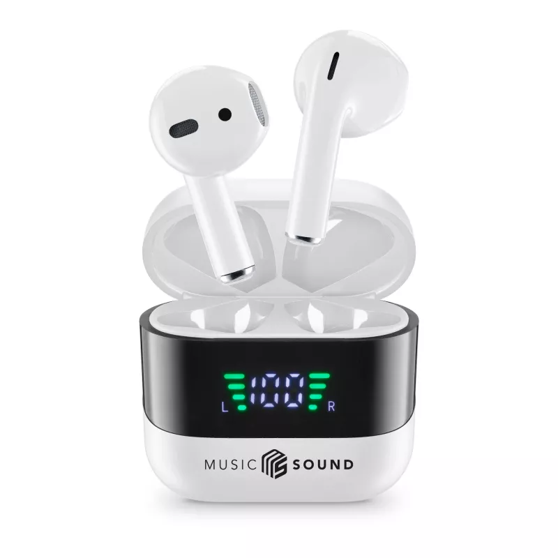 Music Sound SPARK Auricolare TWS met LED-display