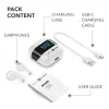 Music Sound SPARK Auricolare TWS met LED-display