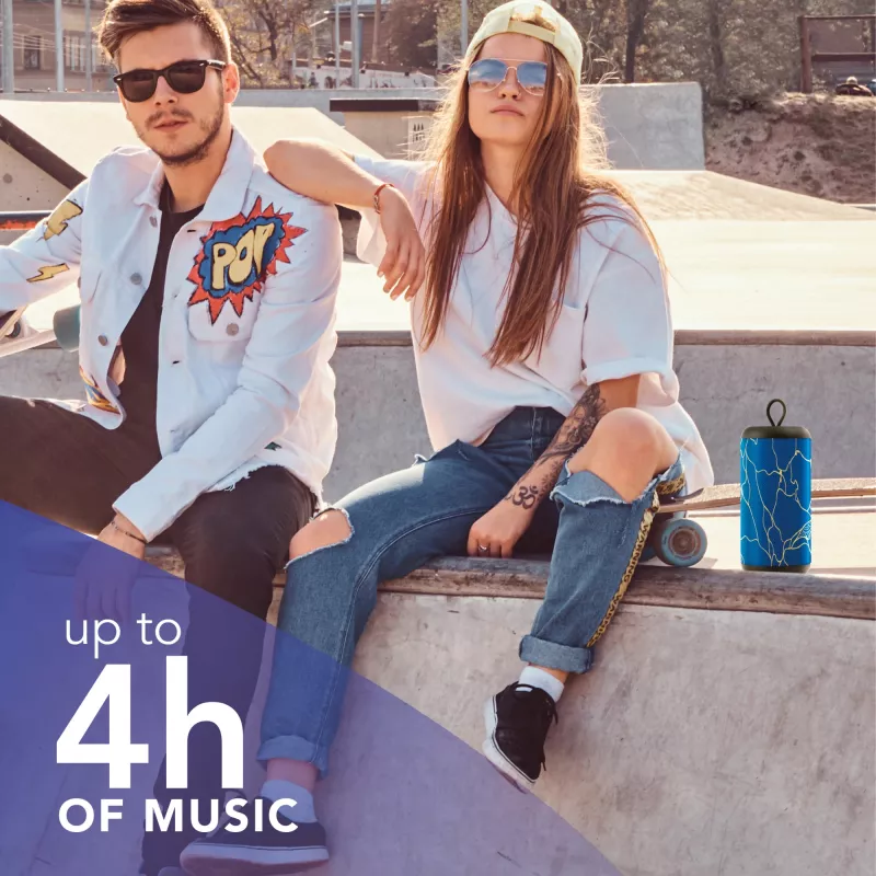 Cellularline Music & Sound BTSPKMSVERTICAL241 verticale Bluetooth-speaker Veins