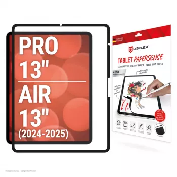 Displex TABLET PAPERSENSE voor iPad Pro 13'' (2024)/Air 13'' (2025/2024), afneembare schrijf- of tekenfolie met paper-feeling