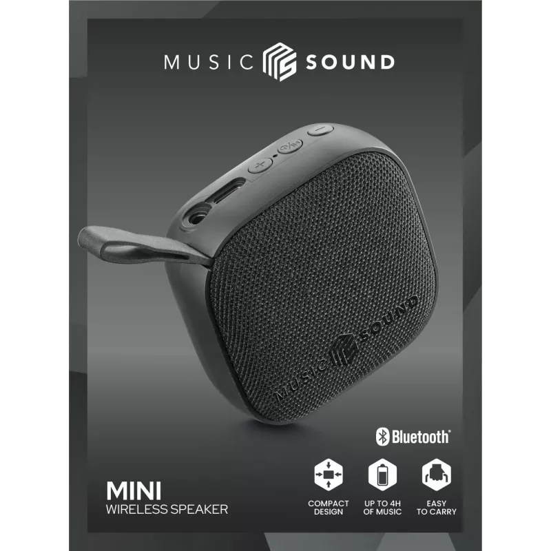 Music Sound draadloze luidspreker mini compact en kleurrijk 3-watt Bluetooth-luidspreker