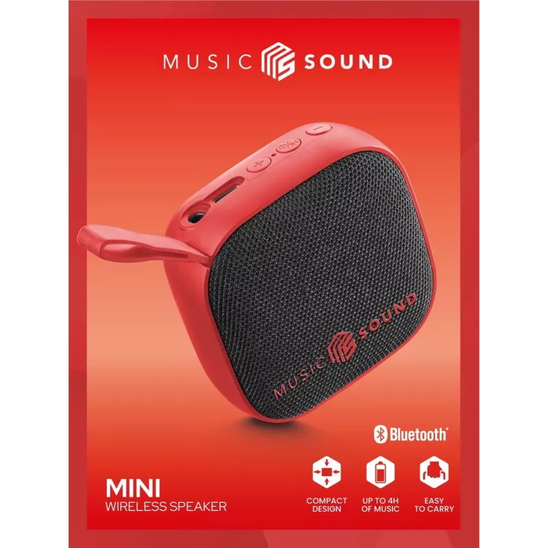 Music Sound draadloze luidspreker mini compacte en kleurrijke 3-watt Bluetooth-luidspreker