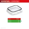 Displex 02128 Full Body hoes voor Apple Watch Series 9/8/7 (41 mm), transparant