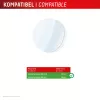 Displex 9H glas Galaxy Watch 7/6 (44mm), 2-pack, ultradun, randloos, antivingerafdruk, made in Germany