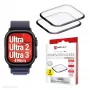 Displayschermbescherming Displex Unbreakable Full Cover Smart Glass voor Apple Watch Ultra 3/Ultra 2/Ultra (49 mm), 2-pack, randloos, transparant