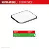 Schermbescherming Displex Unbreakable Full Cover Smart Glass Apple Watch 11/10 46mm ultradun randloos 2-pack
