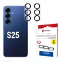 Displex Full Cover camera-lensglas Samsung Galaxy S25, 10H, volledige camerabescherming, snelle montage, 2-pack