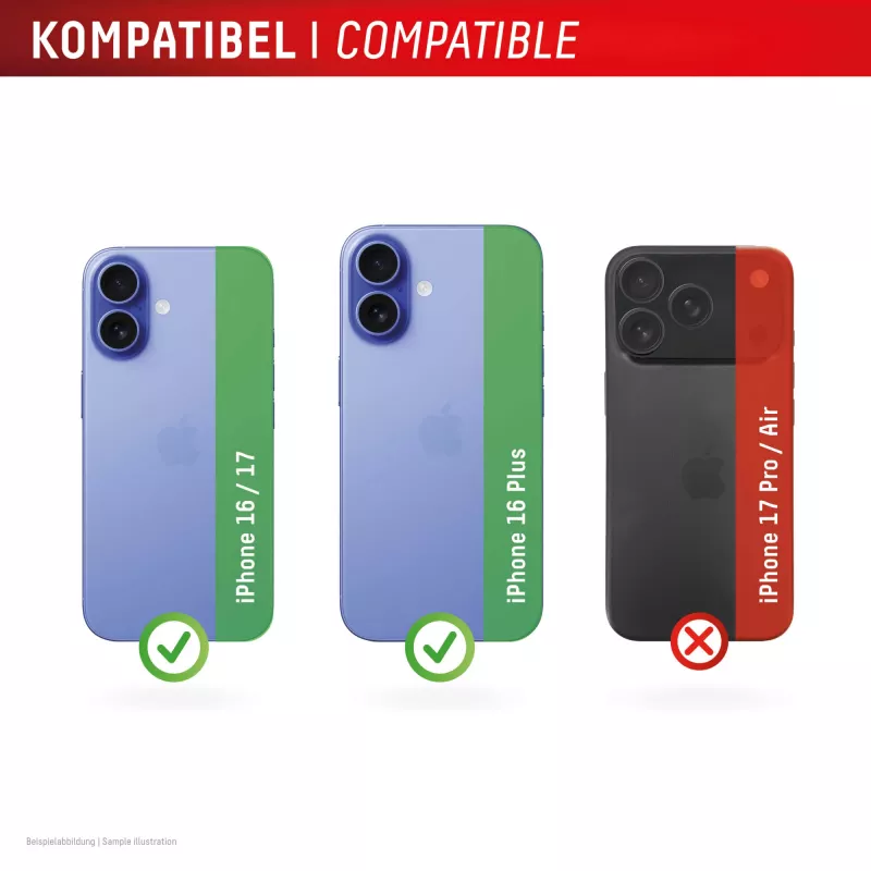 Displex Full Cover camera-lensglas iPhone 16/16 Plus/17, 10H, volledige camerabescherming, snelle montage, 2-pack