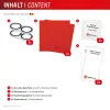 Displex Full Cover camera-lensglas iPhone 16/16 Plus/17, 10H, volledige camerabescherming, snelle montage, 2-pack