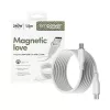 PanzerGlass empower™ by ® magnetische 240W USB-C-naar-USB-C-kabel | USB 2.0 | 1,5 m | zilver wit