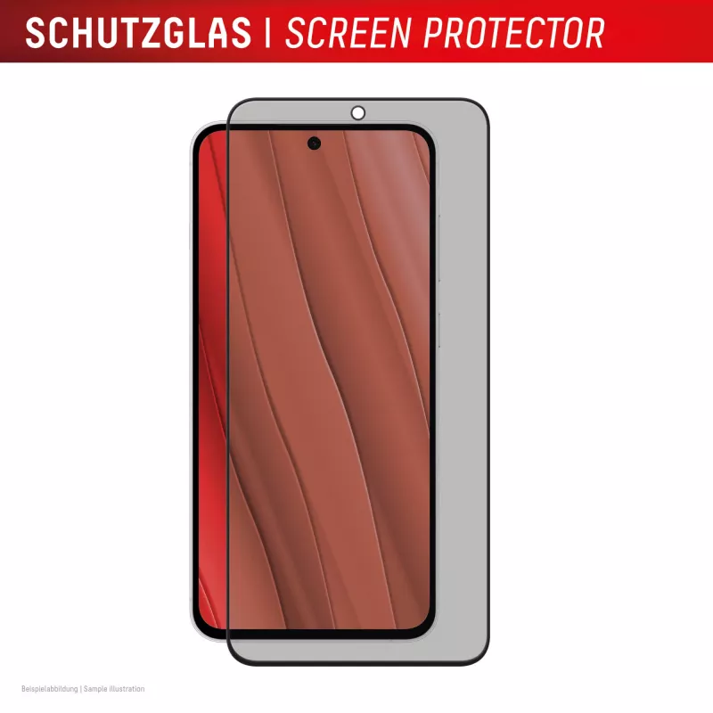 Displex privacy-displayschermfolie (10H) voor Samsung Galaxy S25 FE/S24 FE, Eco-montageframe, privacyfilter