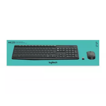 Draadloze toetsenbord- en muisset Logitech MK235