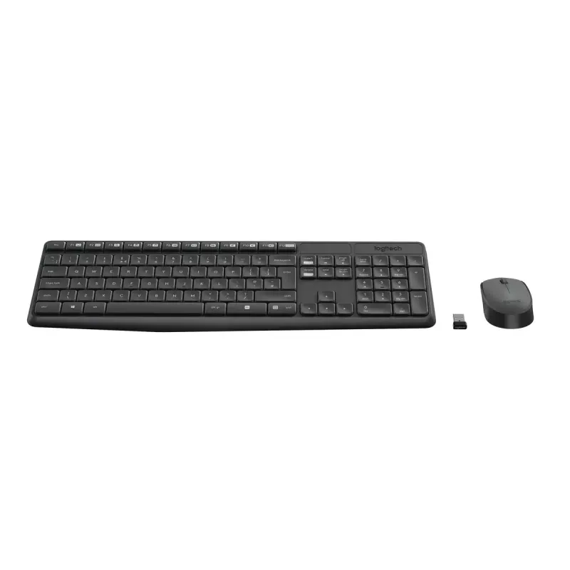 Draadloze toetsenbord- en muisset Logitech MK235