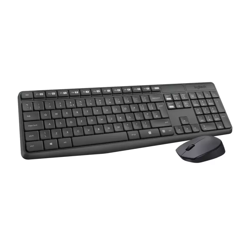 Draadloze toetsenbord- en muisset Logitech MK235