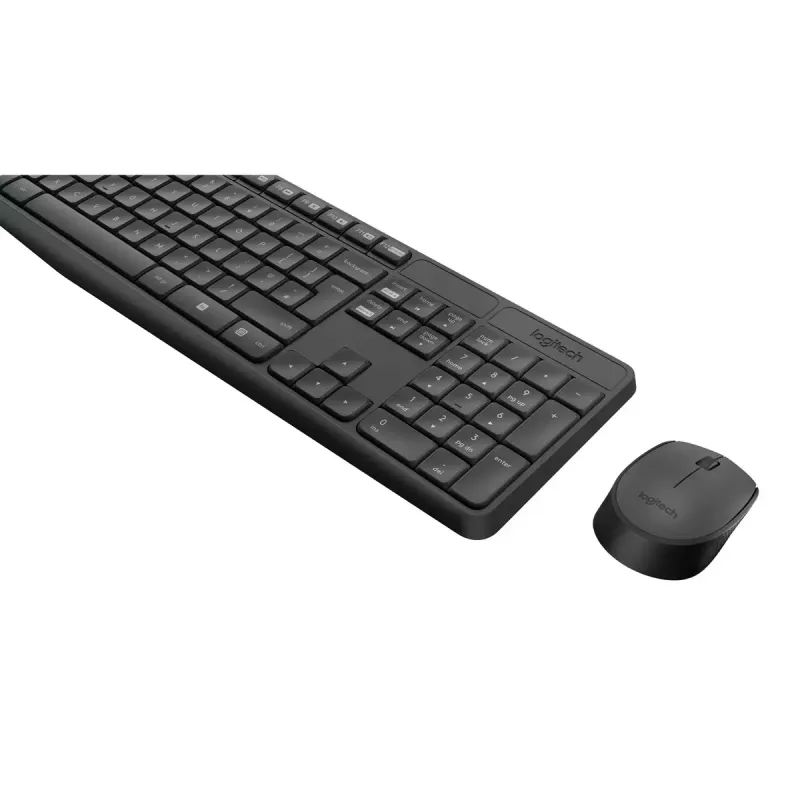 Draadloze toetsenbord- en muisset Logitech MK235