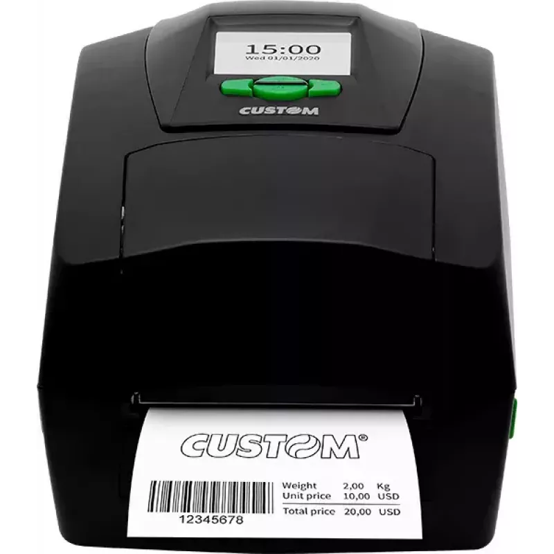 POS-printer CUSTOM D4 202 bekabeld direct thermisch 203x203 DPI
