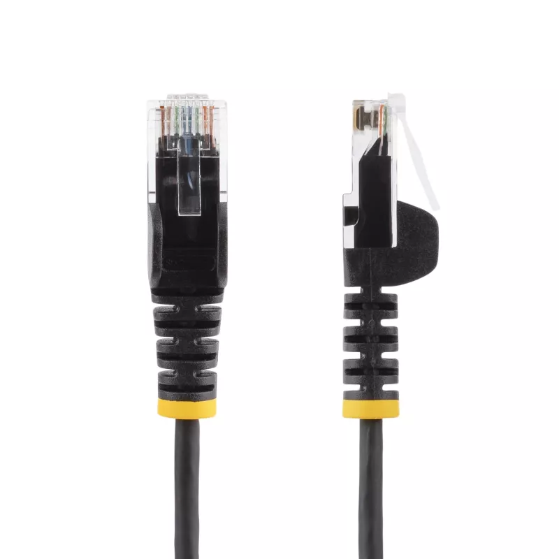 StarTech.com 1,5 m CAT6-kabel – slank – RJ45-stekkers met vergrendeling – zwart