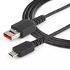 StarTech.com 1m Secure oplaadkabel – USB-A naar Micro-USB datablokker alleen oplaadkabel – alleen stroom oplaadkabel voor telefoon/tablet – datablokkerende USB-beveiligingsadapterkabel