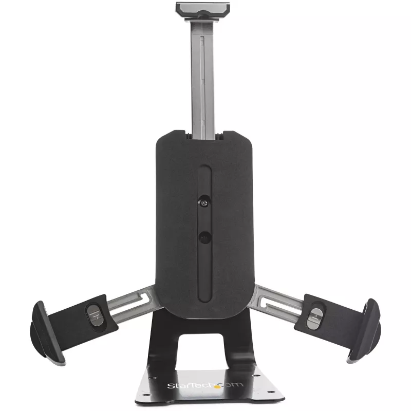 StarTech.com veilige tabletstandaard met K-slot kabelvergrendeling – vergrendelbare tablethouder voor 7,9-inch tot 13-inch tablets – universele, verstelbare tabletmontage voor bureau/oppervlak – vergrendelbare diefstalbeveiligingshouder