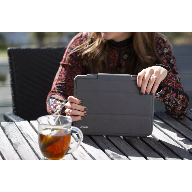 ZAGG Toetsenbord Pro Keys with Trackpad-Apple-iPad 10.2-zwart/grijs-Duits