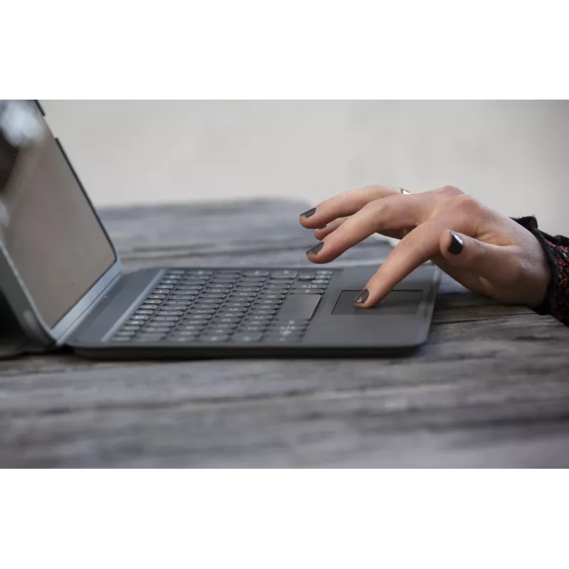 ZAGG Toetsenbord Pro Keys with Trackpad-Apple-iPad 10.2-zwart/grijs-Duits
