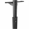 StarTech.com mobiele workstation-wagen met monitorbeugel, CPU/PC-houder, toetsenbordplateau – ergonomische in hoogte verstelbare desktop-computerwagen – rollend mobiel staand werkstation op wielen