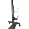 StarTech.com mobiele workstation-wagen met monitorbeugel, CPU/PC-houder, toetsenbordplateau – ergonomische in hoogte verstelbare desktop-computerwagen – rollend mobiel staand werkstation op wielen