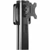 StarTech.com mobiele workstation-wagen met monitorbeugel, CPU/PC-houder, toetsenbordplateau – ergonomische in hoogte verstelbare desktop-computerwagen – rollend mobiel staand werkstation op wielen