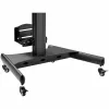 StarTech.com mobiele workstation-wagen met monitorbeugel, CPU/PC-houder, toetsenbordplateau – ergonomische in hoogte verstelbare desktop-computerwagen – rollend mobiel staand werkstation op wielen