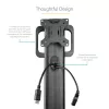StarTech.com mobiele workstation-wagen met monitorbeugel, CPU/PC-houder, toetsenbordplateau – ergonomische in hoogte verstelbare desktop-computerwagen – rollend mobiel staand werkstation op wielen