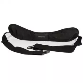 Schouderriem Mobilis ERGONOMIC SHOULDER STRAP laptop zwart karabijnhaak