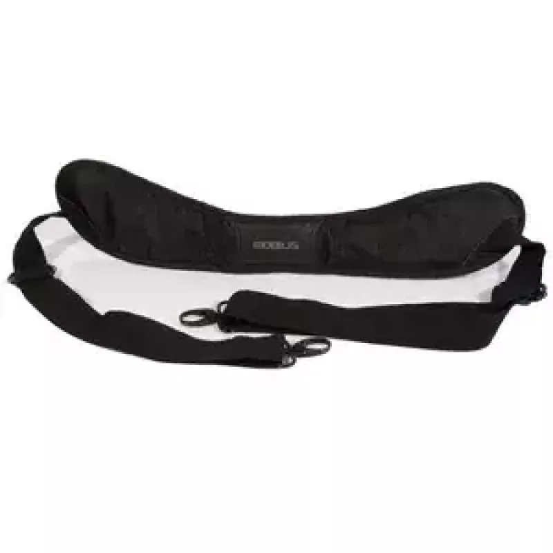 Schouderriem Mobilis ERGONOMIC SHOULDER STRAP laptop zwart karabijnhaak