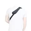 Schouderriem Mobilis ERGONOMIC SHOULDER STRAP laptop zwart karabijnhaak