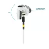 Slank draaibaar beveiligingsslot met sleutel Mobilis 001325 T Lock wit