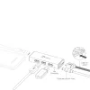 USB-hub j5create JUH340 4-poorts USB 3.0 zwart aluminium