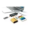USB-hub j5create JUH340 4-poorts USB 3.0 zwart aluminium