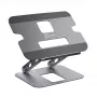 Laptop- en tabletstandaard j5create JTS127-N multi-angle aluminium zwart grijs