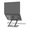 Laptop- en tabletstandaard j5create JTS127-N multi-angle aluminium zwart grijs