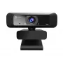 j5create JVCU100 USB™ HD-webcam met 360°-rotatie, 1080p video-opname-resolutie, zwart