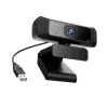 j5create JVCU100 USB™ HD-webcam met 360°-rotatie, 1080p video-opname-resolutie, zwart