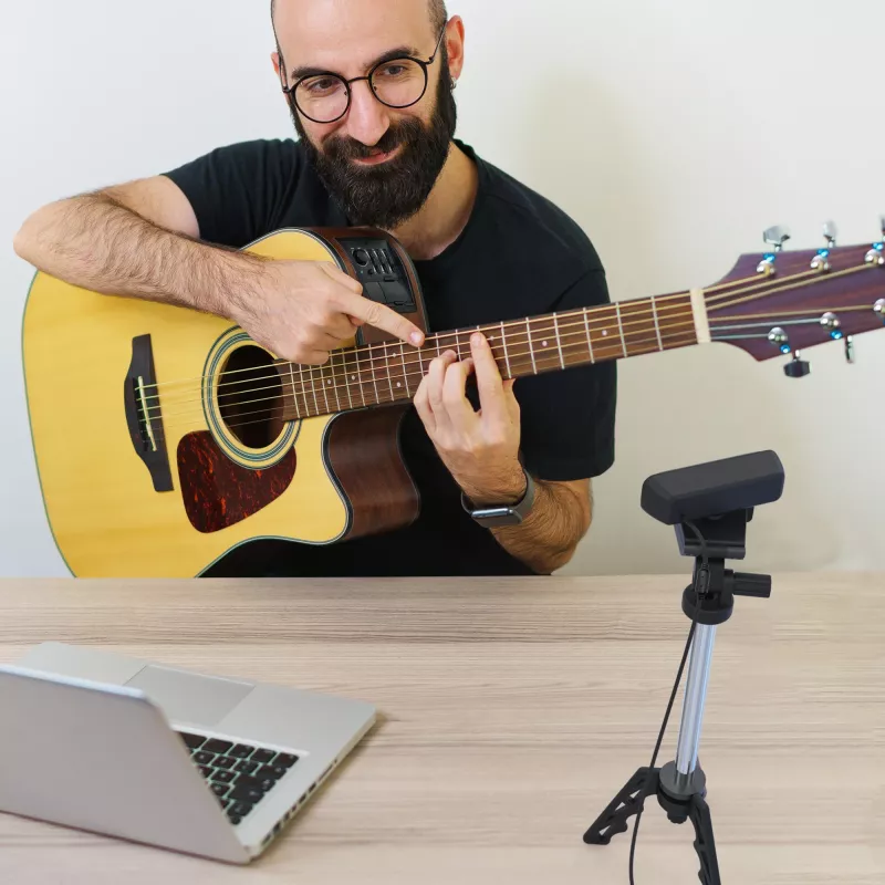 j5create JVCU100 USB™ HD-webcam met 360°-rotatie, 1080p video-opname-resolutie, zwart