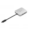 j5create JCD391 4K60 Elite USB-C® PD multi-poorts adapter, zilver