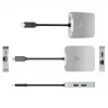j5create JCD391 4K60 Elite USB-C® PD multi-poorts adapter, zilver