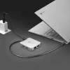 j5create JCD391 4K60 Elite USB-C® PD multi-poorts adapter, zilver