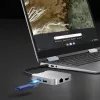 j5create JCD391 4K60 Elite USB-C® PD multi-poorts adapter, zilver