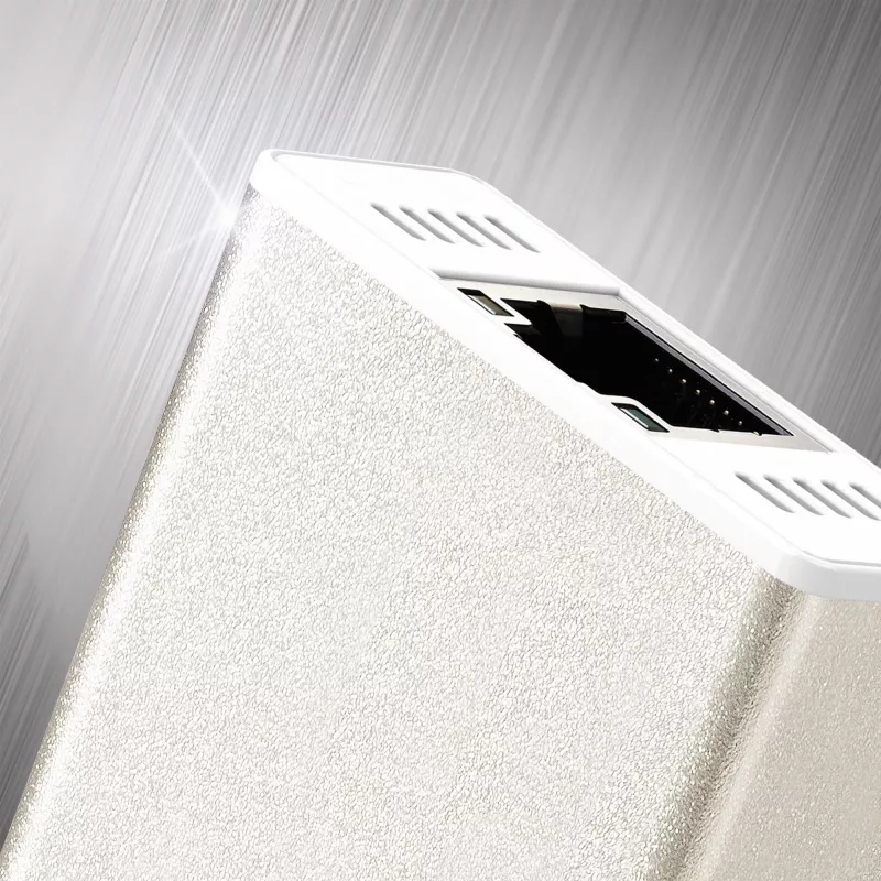 j5create JCH471 USB-C™ Gigabit Ethernet & hub multi-adapter, metallic champagne