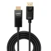 Lindy 5m DP-naar-HDMI-adapterkabel met HDR DisplayPort HDMI