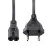 StarTech.com 2 m laptop-netkabel, EU-stekker naar C7, 2,5 A 250 V