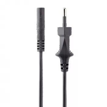 StarTech.com 3 m (10 ft) laptop-netkabel, EU-stekker naar C7, 2,5 A 250 V, 18 AWG, laptop-vervangingskabel, printer-netkabel, laptop-oplaadkabel, laptop-voedingskabel, zwart