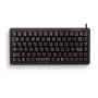 Compact toetsenbord Cherry G84-4100LCAGB-2 QWERTY 83 toetsen combi USB/PS/2 zwart 1,75 m kabel